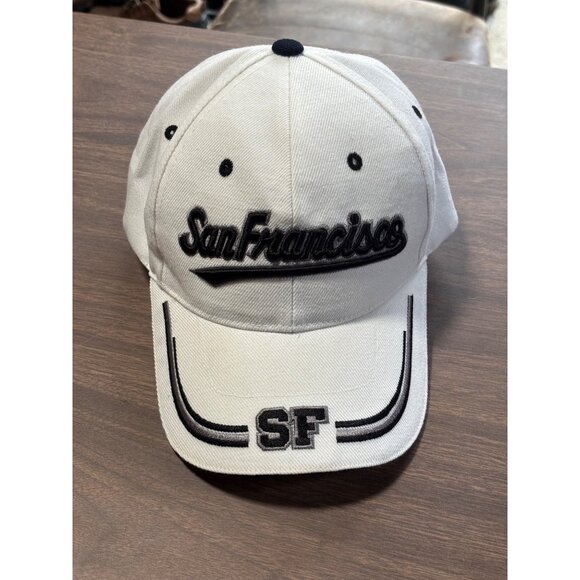 San Francisco Embroidered White Baseball Cap With Adjustable Cap USA Acr… - Picture 1 of 8